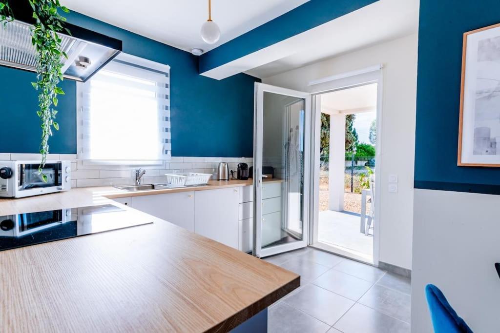 ☆ Blue Provencal Appartement ☆ Morieres-les-Avignon Екстер'єр фото